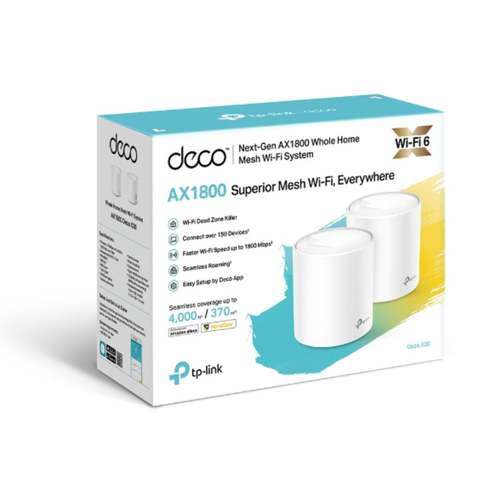 TP-Link TP-Link Deco X20 (2 Pack) - Router TP-Link TP-Link Deco X20 (2 Pack) - Router