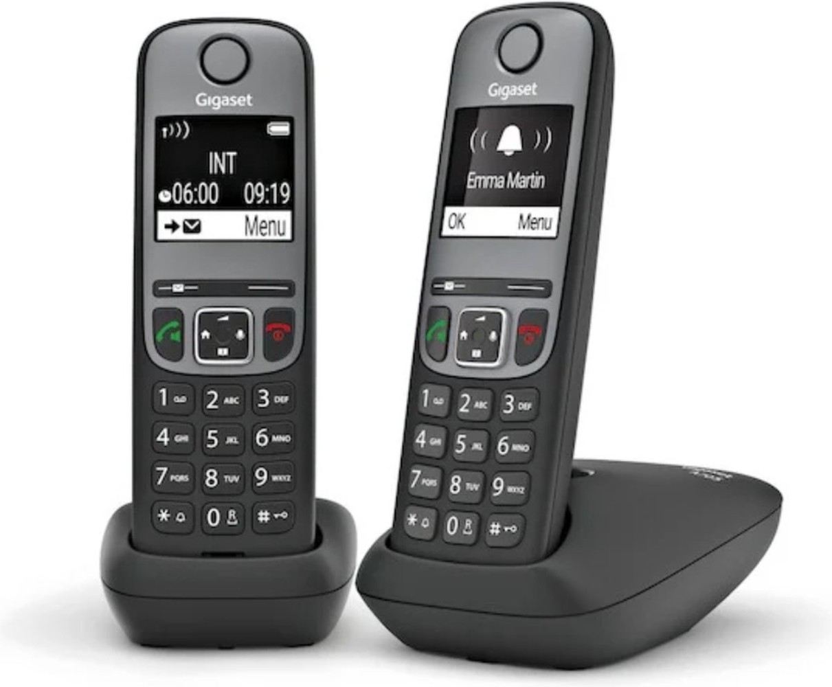 Gigaset Gigaset A705 Duo Zwart - Dect telefoon