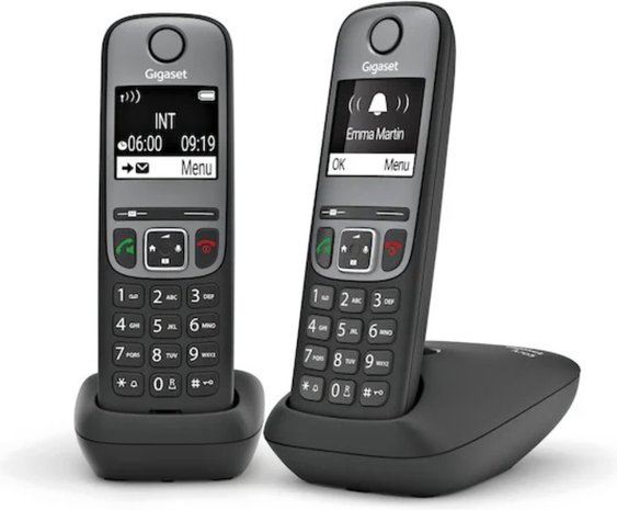 Gigaset Gigaset A705 Duo Zwart - Dect telefoon