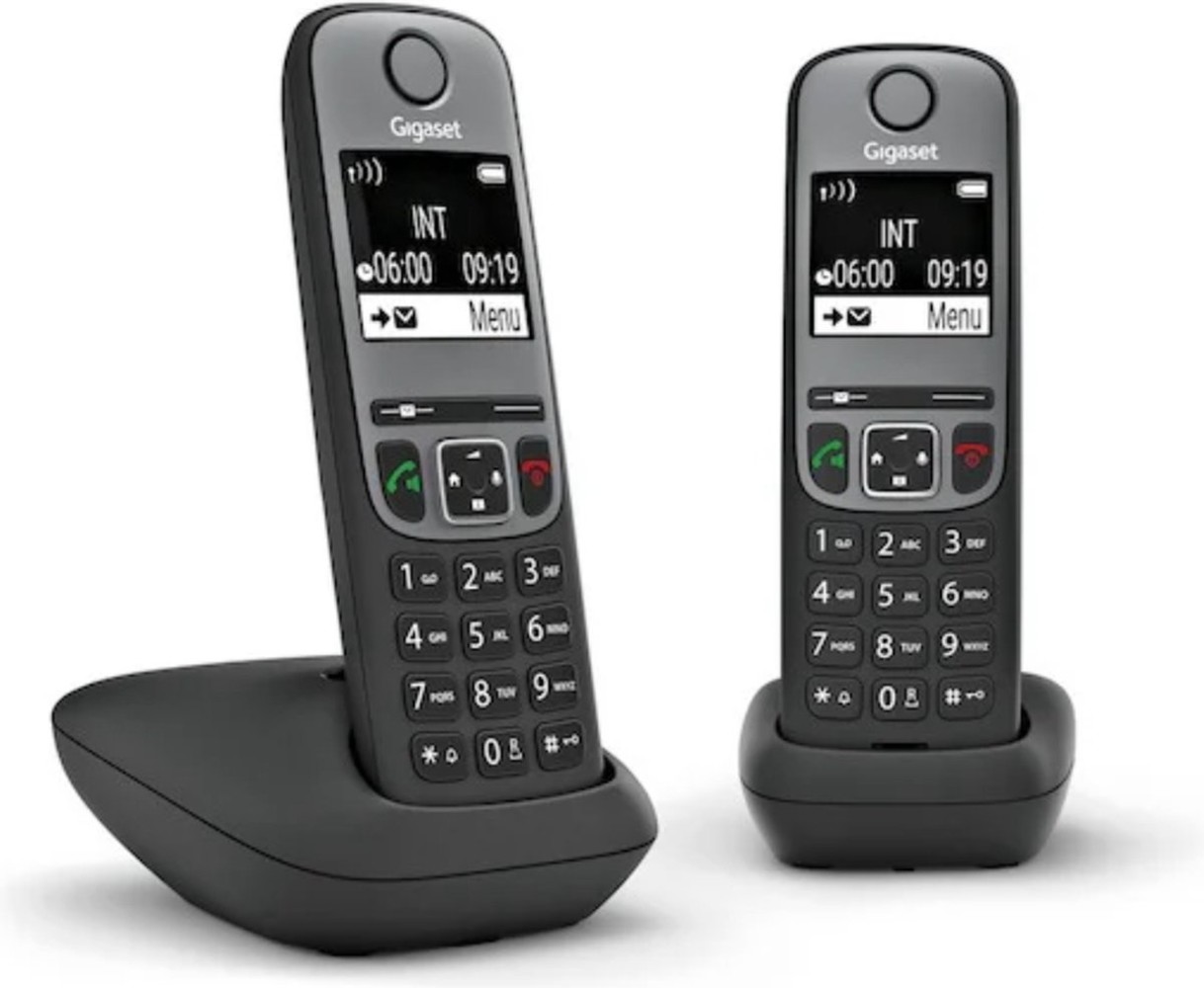 Gigaset Gigaset A705 Duo Zwart - Dect telefoon