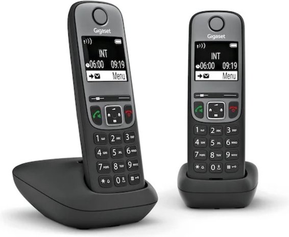 Gigaset Gigaset A705 Duo Zwart - Dect telefoon