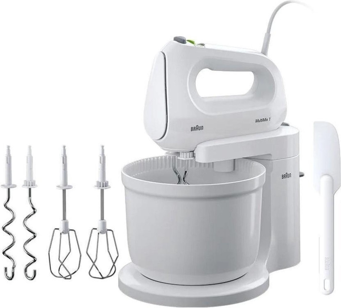 Braun Braun HM 1070 WH MultiMix 1 - Handmixer Braun Braun HM 1070 WH MultiMix 1 - Handmixer
