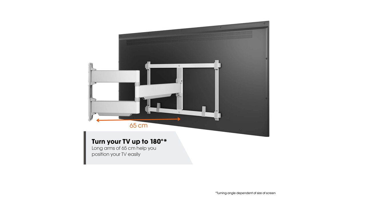 Vogel's Vogel's TVM 5645 40 -77 inch Wit Draaibare tv-beugel - TV muurbeugel