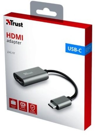 Trust Trust Dalyx USB-C naar HDMI - Adapter Trust Trust Dalyx USB-C naar HDMI - Adapter
