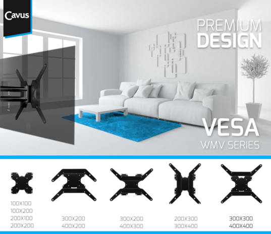 Cavus Cavus WMV8050 - TV muurbeugel Cavus Cavus WMV8050 - TV muurbeugel