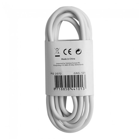 Grab 'n Go Grab 'n Go GNG-107 Lightning USB Kabel 1 Meter (wit)