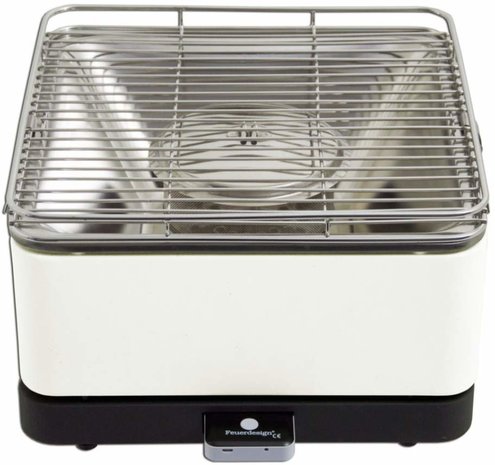 Feuerdesign Feuerdesign Teide Wit/Creme - Tafelbarbecue Feuerdesign Feuerdesign Teide Wit/Creme - Tafelbarbecue