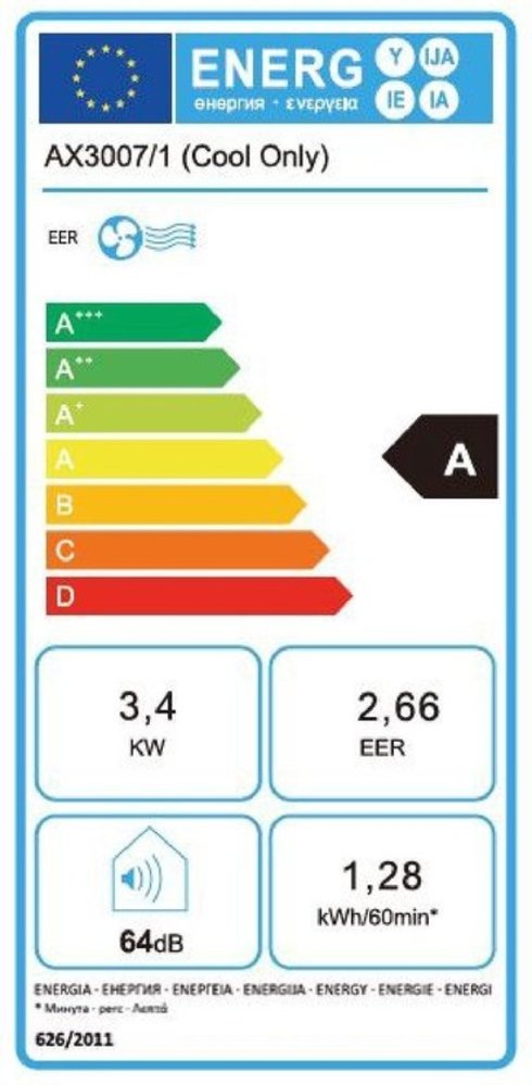 TOSOT Tosot Moma 20 3,5kW - Mobiele airco TOSOT Tosot Moma 20 3,5kW - Mobiele airco