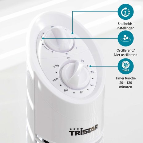Tristar Tristar VE-5905 Wit - Torenventilator