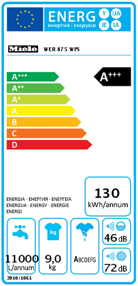 Miele Miele WER 875 WPS - Wasmachine Miele Miele WER 875 WPS - Wasmachine