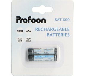 Profoon Profoon BAT-800 AAA Oplaadbare batterijen