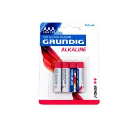 Grundig Grundig Alkaline Batterij AAA 4-pack
