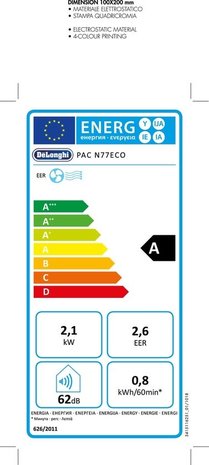 De'Longhi De'Longhi Pinguino PACN77ECO - Mobiele airco