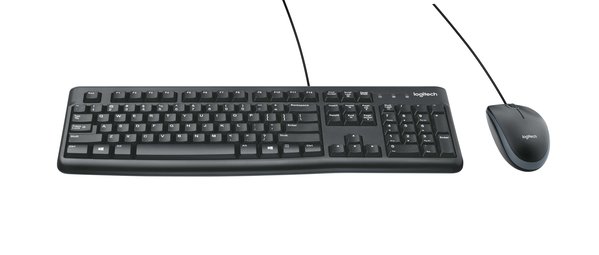 Logitech Logitech Desktop MK120 - Toetsenbord + muis set Logitech Logitech Desktop MK120 - Toetsenbord + muis set