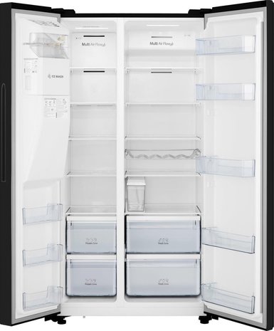 Hisense Hisense RS694N4TFE - Amerikaanse koelkast Hisense Hisense RS694N4TFE - Amerikaanse koelkast