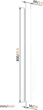 Vogel's Vogel's TVA 6000 Kabelgoot (80cm) - Kabelgoten