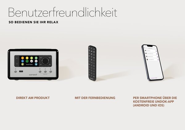 Sonoro Sonoro RELAX X Zwart - Radio