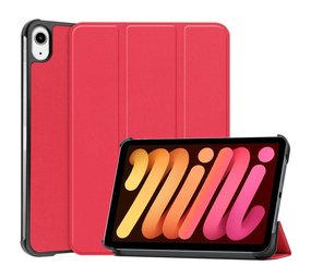 Just in Case Just in Case iPad Mini 2022 (6th Gen) - Smart Tri-Fold Case - Rood - Beschermhoes Just in Case Just in Case iPad Mini 2022 (6th Gen) - Smart Tri-Fold Case - Rood - Beschermhoes