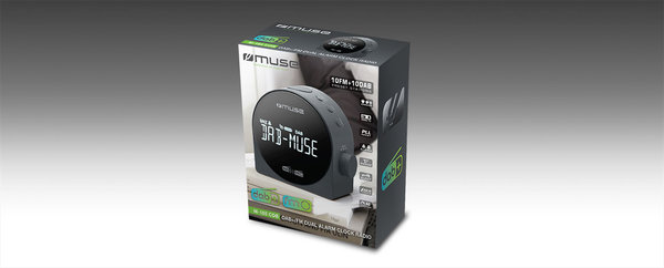 Muse Muse M-185 CDB - Wekkerradio Muse Muse M-185 CDB - Wekkerradio