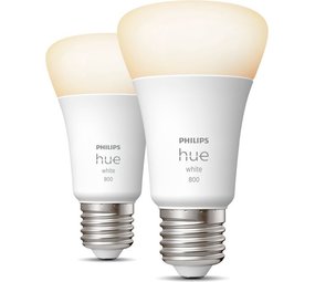 Philips  Philips Hue White E27 (2 pack) - Slimme lamp