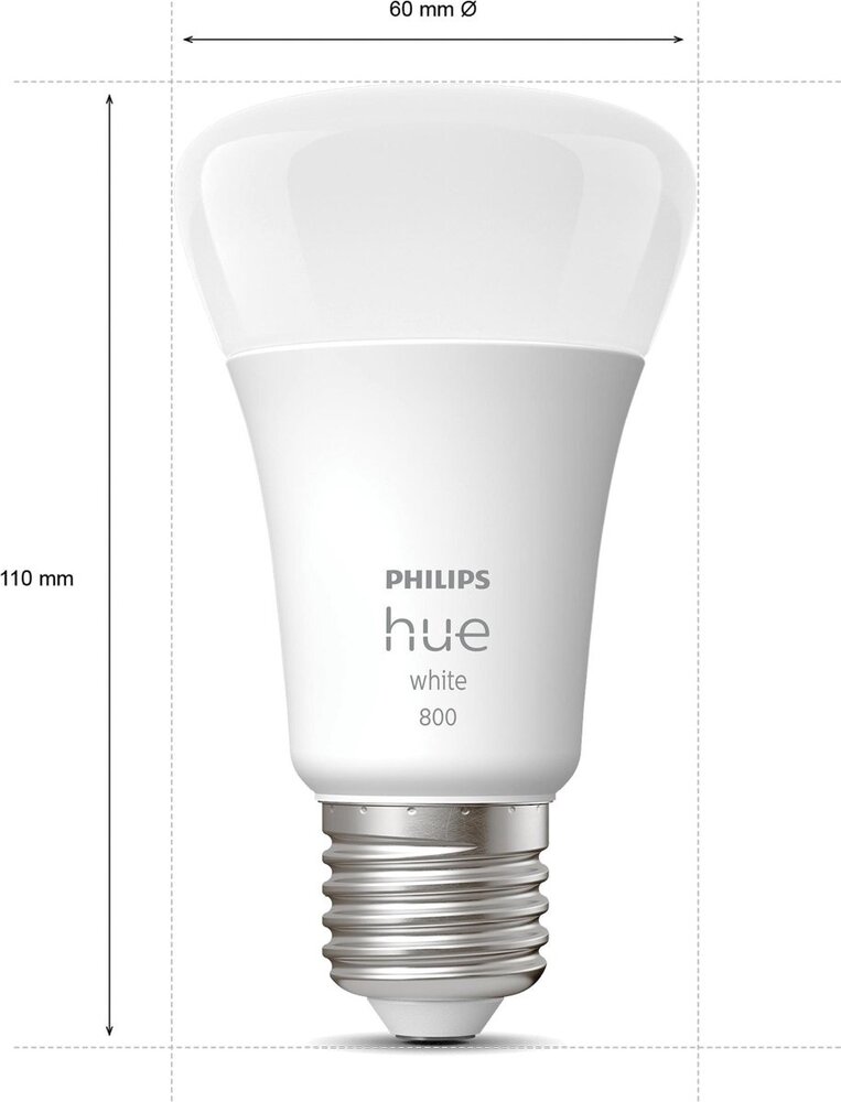 Philips  Philips Hue White E27 (2 pack) - Slimme lamp