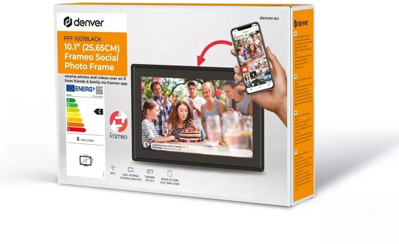 Denver Denver PFF-1021BLACK - Digitale fotolijst