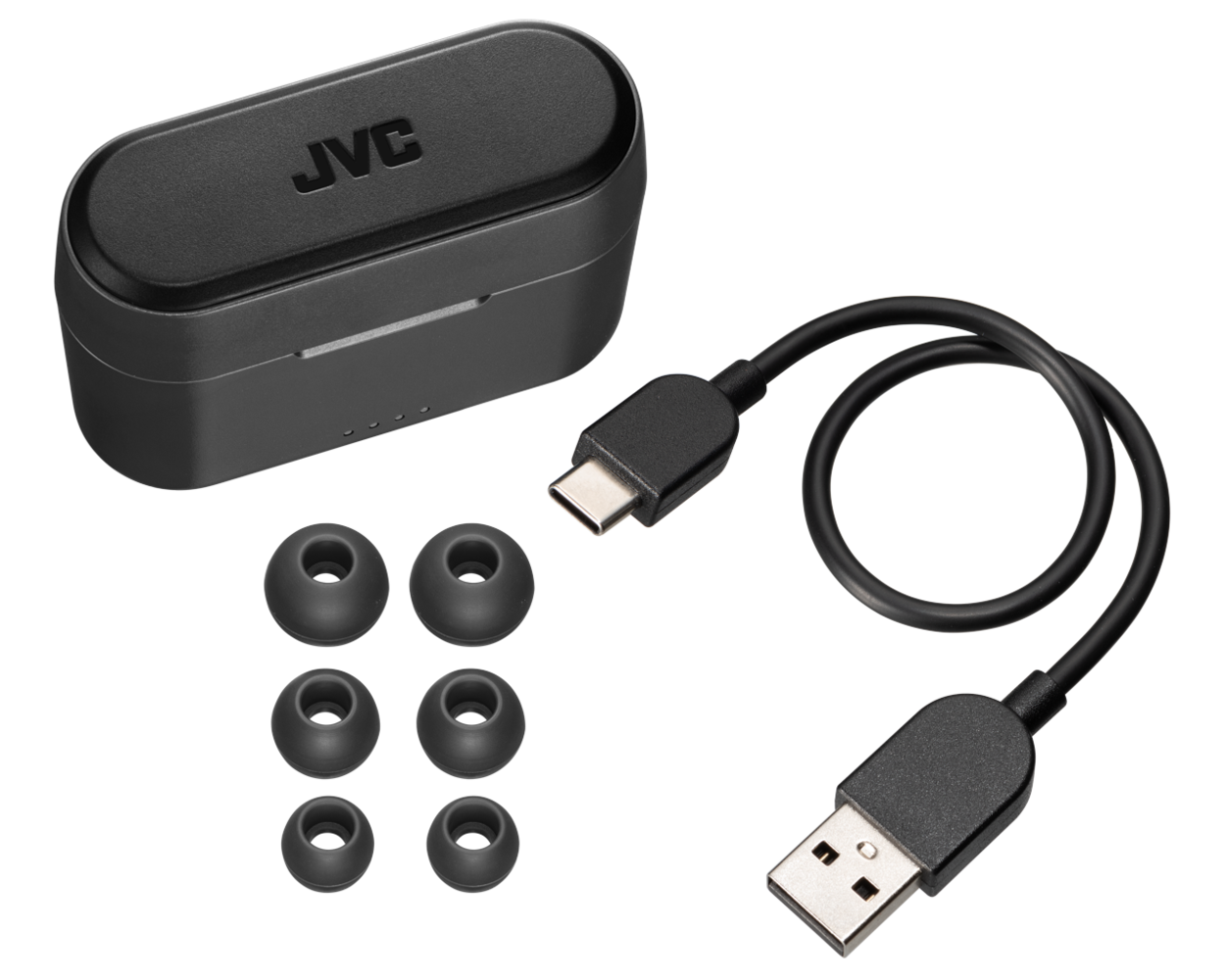 JVC JVC HA-A9T Zwart - Draadloze oordopjes
