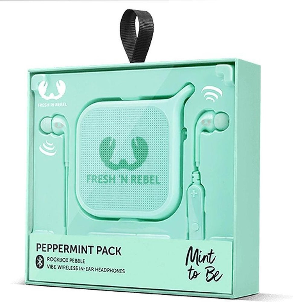 Fresh 'N Rebel Fresh'N Rebel Gift Pack - Pebble + Vibe Wireless - Oordopjes Fresh 'N Rebel Fresh'N Rebel Gift Pack - Pebble + Vibe Wireless - Oordopjes
