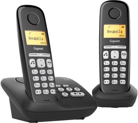 Gigaset Gigaset AL385A Duo Zwart - Dect telefoon