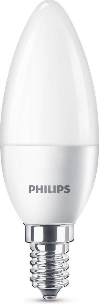 Philips  Philips LED Lamp Kaars Mat 5,5W (40W) E14, koel wit