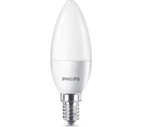 Philips  Philips LED Lamp Kaars Mat 5,5W (40W) E14, koel wit