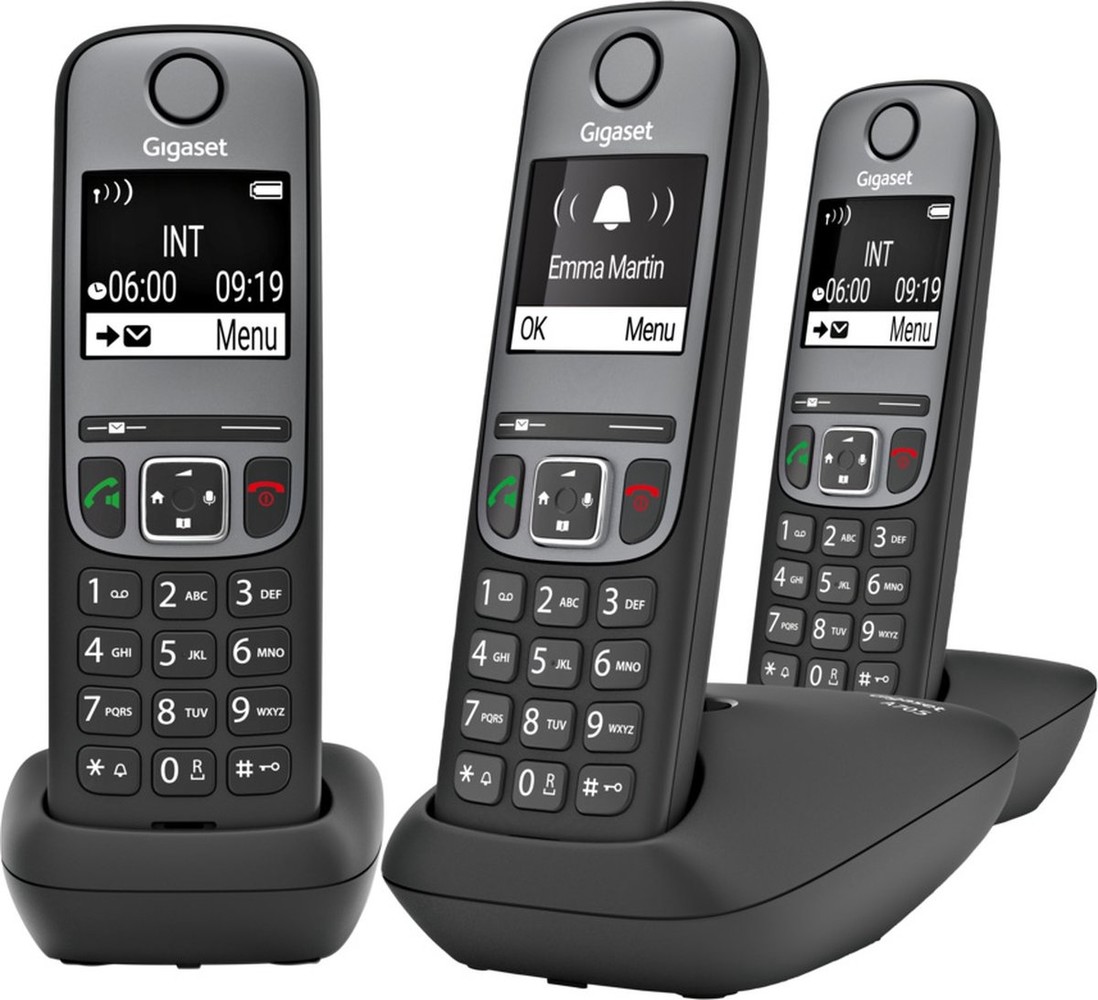 Gigaset Gigaset A705 Trio Zwart - Dect telefoon