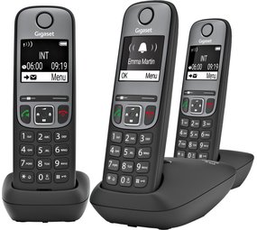Gigaset Gigaset A705 Trio Zwart - Dect telefoon