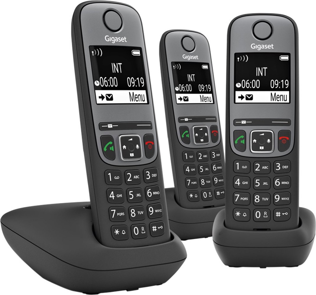 Gigaset Gigaset A705 Trio Zwart - Dect telefoon