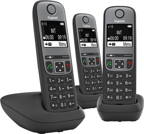 Gigaset Gigaset A705 Trio Zwart - Dect telefoon