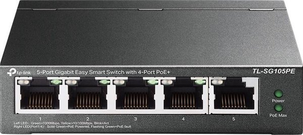 TP-Link TP-Link TL-SG105PE - Netwerk switch TP-Link TP-Link TL-SG105PE - Netwerk switch