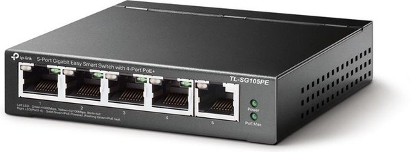TP-Link TP-Link TL-SG105PE - Netwerk switch TP-Link TP-Link TL-SG105PE - Netwerk switch