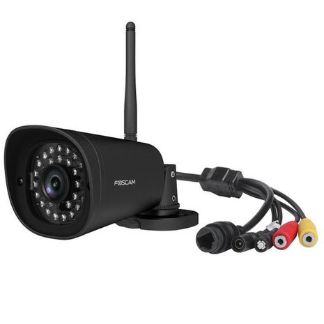 Foscam Foscam FI9912PB Zwart IP Camera Buiten - Beveiligingscamera Foscam Foscam FI9912PB Zwart IP Camera Buiten - Beveiligingscamera