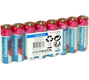 Grundig Grundig 8-pack 2100mah Alkaline AA Batterijen Grundig Grundig 8-pack 2100mah Alkaline AA Batterijen