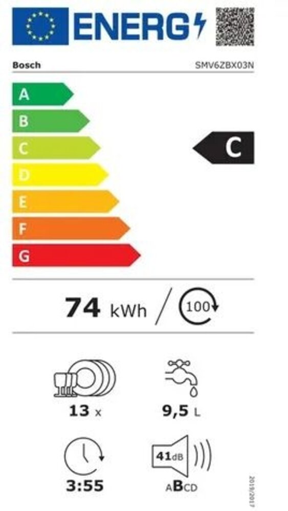 Bosch Bosch EXCLUSIV SMV6ZBX03N - Inbouw vaatwasser