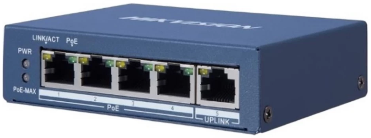 Hikvision Hikvision DS-3E0505P-E - Netwerk switch Hikvision Hikvision DS-3E0505P-E - Netwerk switch