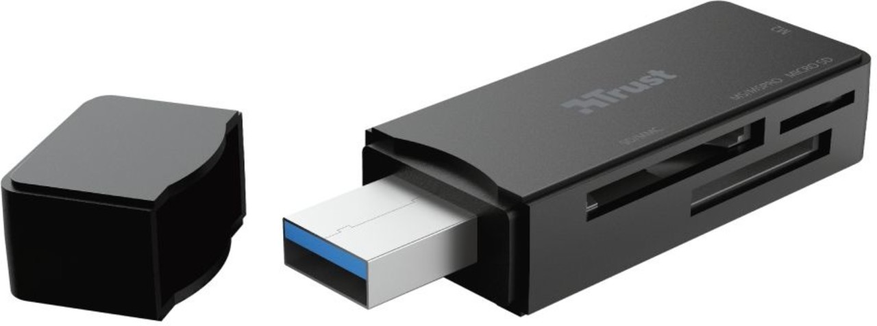 Trust Trust Nang Compacte USB 3.2 Gen1-kaartlezer Trust Trust Nang Compacte USB 3.2 Gen1-kaartlezer