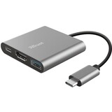 Trust Trust Dalyx 3-in-1 Multipoort USB-C Adapter