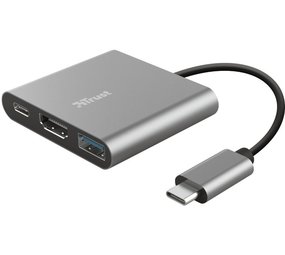 Trust Trust Dalyx 3-in-1 Multipoort USB-C Adapter