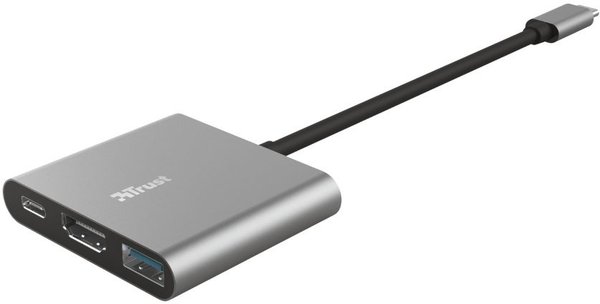 Trust Trust Dalyx 3-in-1 Multipoort USB-C Adapter Trust Trust Dalyx 3-in-1 Multipoort USB-C Adapter