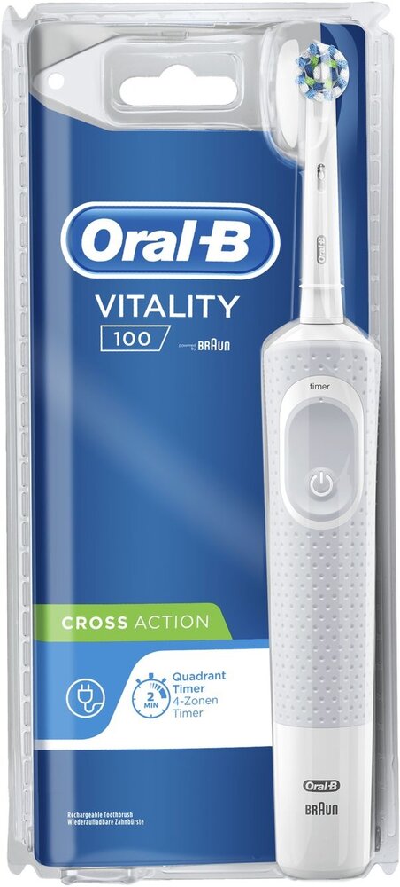 Oral-B Oral-B Vitality 100 Cross Action Wit D100.413 - Elektrische tandenborstel