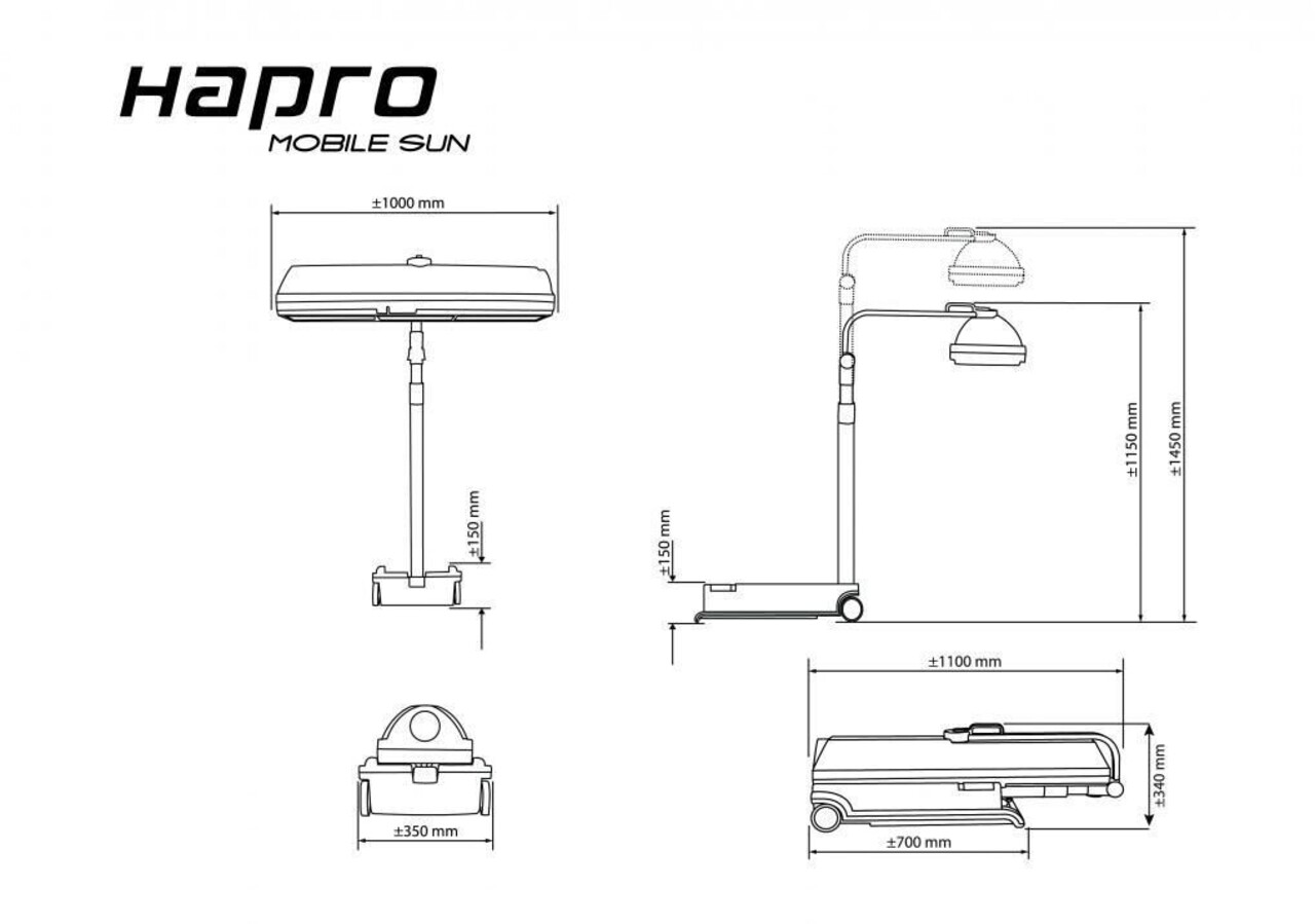 Hapro Hapro Mobile Sun HP8540 - Zonnehemel Hapro Hapro Mobile Sun HP8540 - Zonnehemel