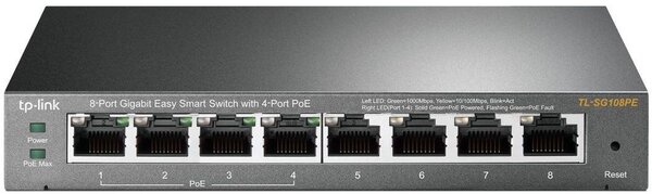 TP-Link TP-Link TL-SG108PE - Netwerk switch TP-Link TP-Link TL-SG108PE - Netwerk switch