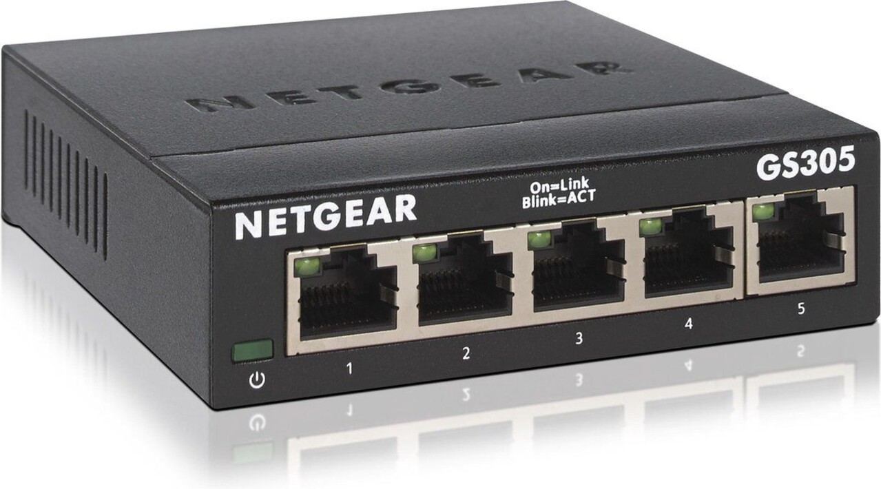 Netgear Netgear GS305-300PES - Netwerk switch Netgear Netgear GS305-300PES - Netwerk switch