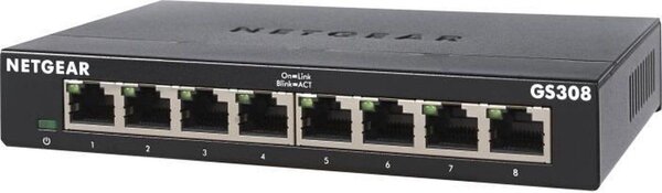 Netgear Netgear GS308-300PES - Netwerk switch Netgear Netgear GS308-300PES - Netwerk switch